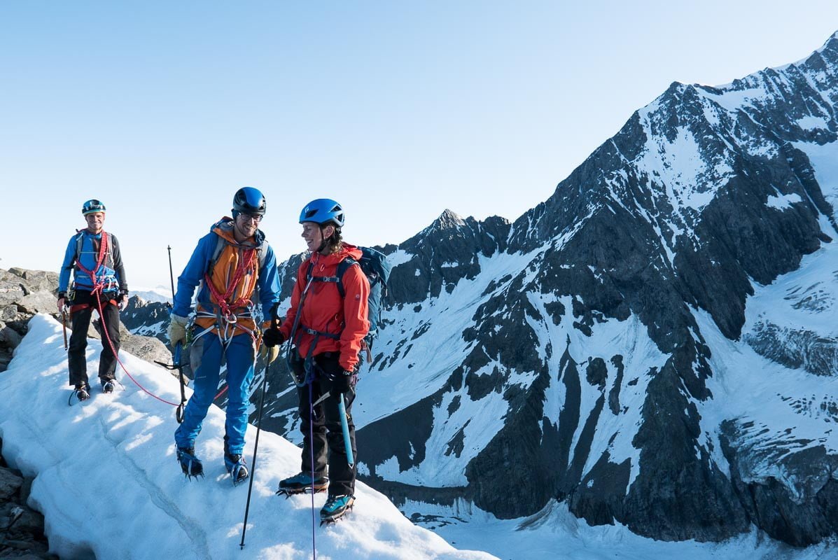 arete mettrier miage-2 sur l'arête mettrier aux dômes de miage avec les copains