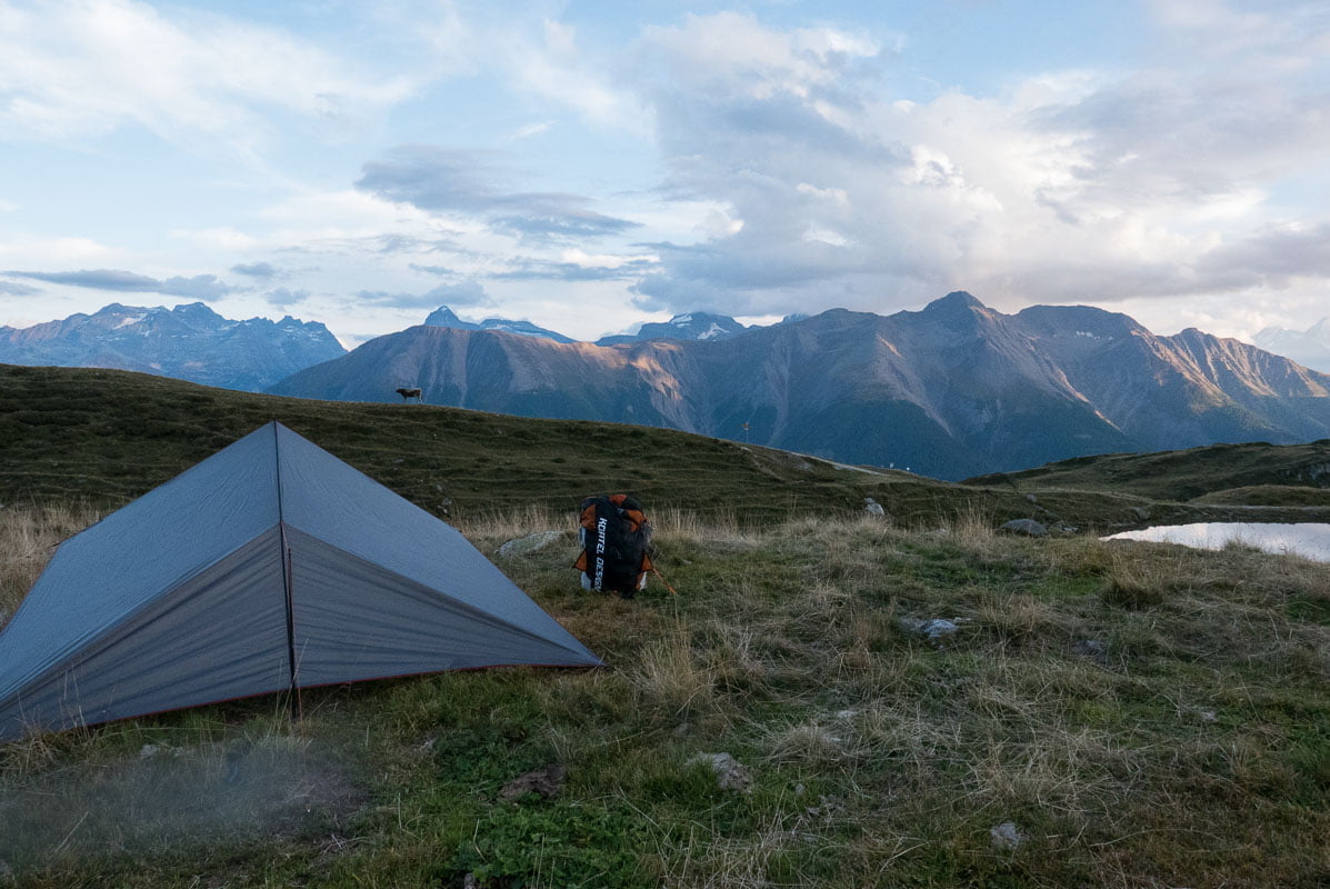 tarp trek forclaz pour le vol bivouac en parapente