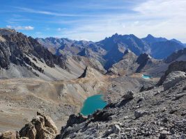 Vallon des houerts, au dessus de l'Ubaye, observé depuis la motrice avant de décoller dans le queyras