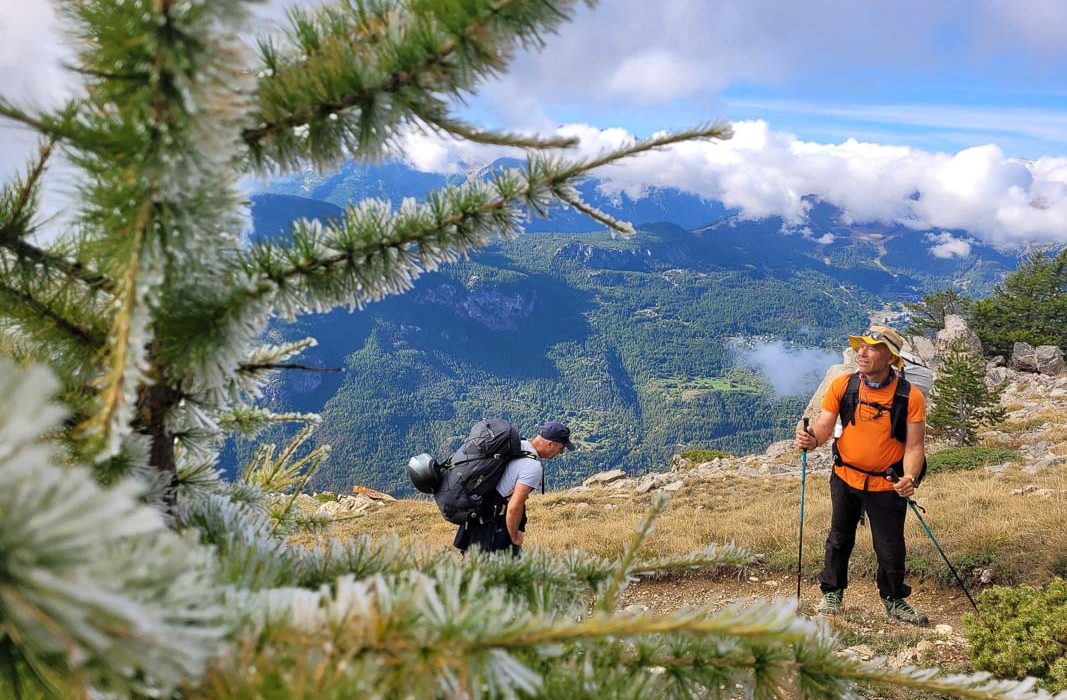 hike and fly à la croix de la sauvette en stage vol rando