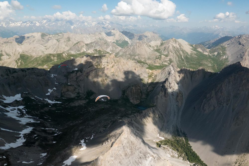 stage cross en parapente au col de l'izoard dans le queyras
